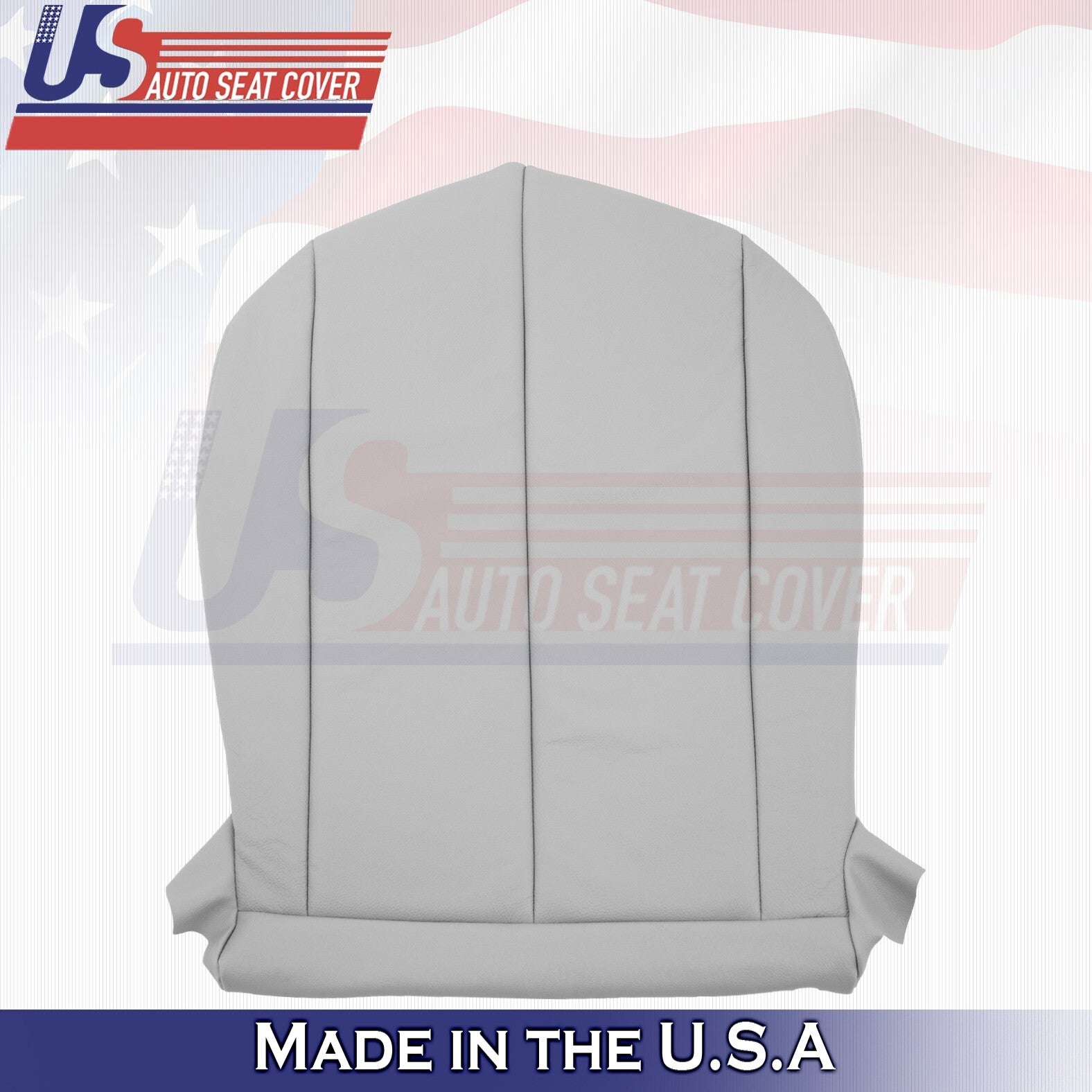 2011 to 2014 Fits Toyota Sienna Driver Bottom Leather Seat Cover Light Gray