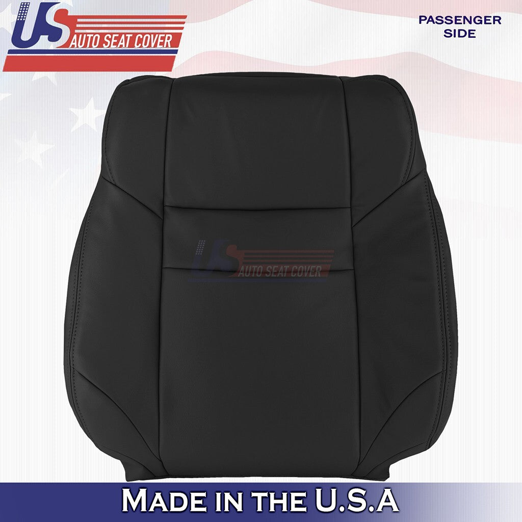 2012 to 2015 For Honda CR-V Passenger Side Top Genuine Leather Seat Cover BLK