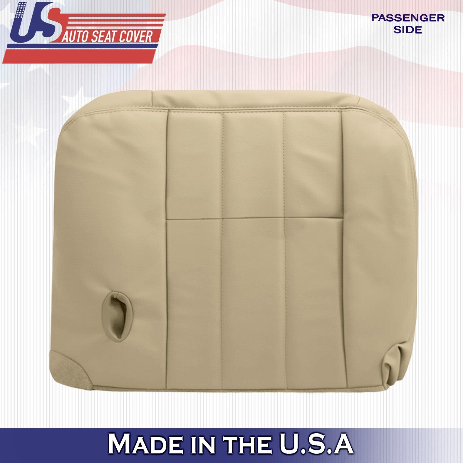 2007 2008 For Mercury Grand Marquis Passenger Top Bottom Leather Seat Covers Tan