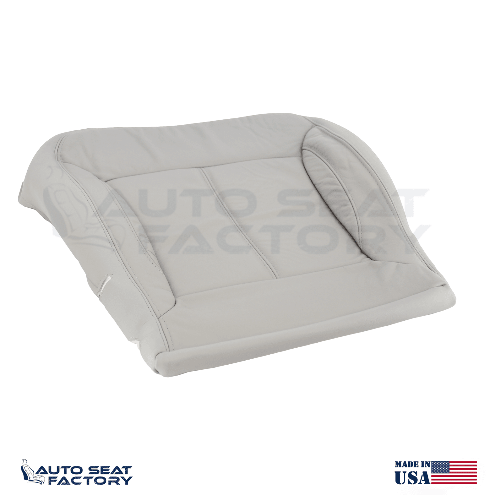 For 2010 -2013 Buick LaCrosse Left & Right Bottom SOLID Gray Leather Seat Covers