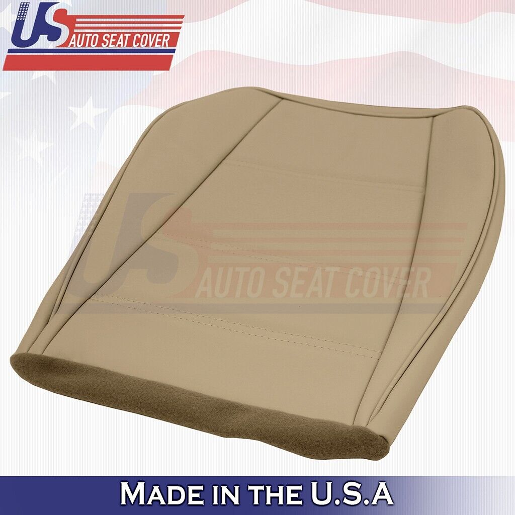 1999-2004 FOR Ford Mustang V6 Passenger Bottom & Top Genuine Leather Cover Tan