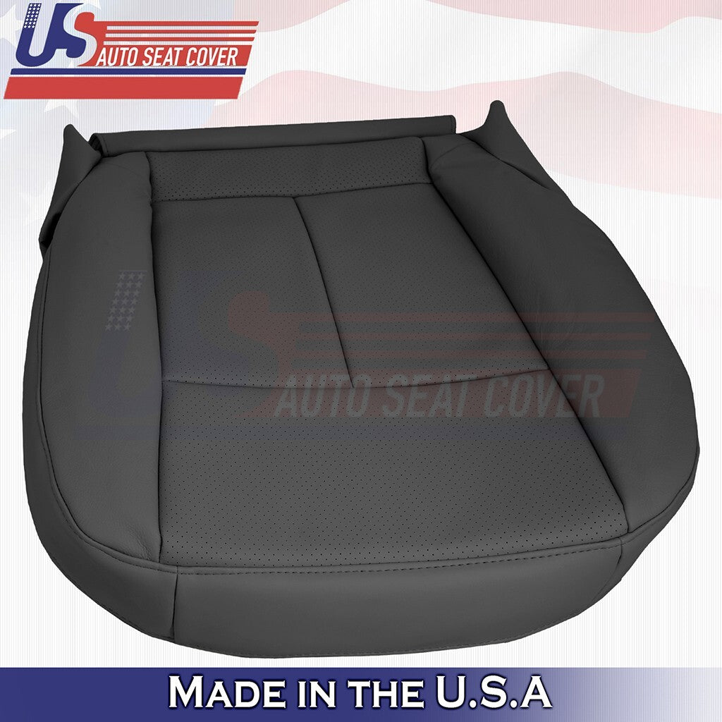 2005 to 2008 Fits Infinity FX35 Driver &Passenger Bottoms Leather Cover Black