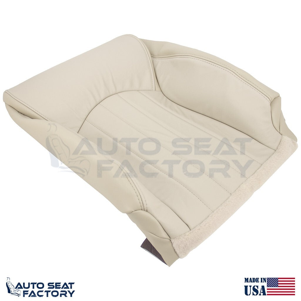 2014 - 2017 Fits Infiniti QX50 Driver Top & Bottom Wheat Leather Seat Covers
