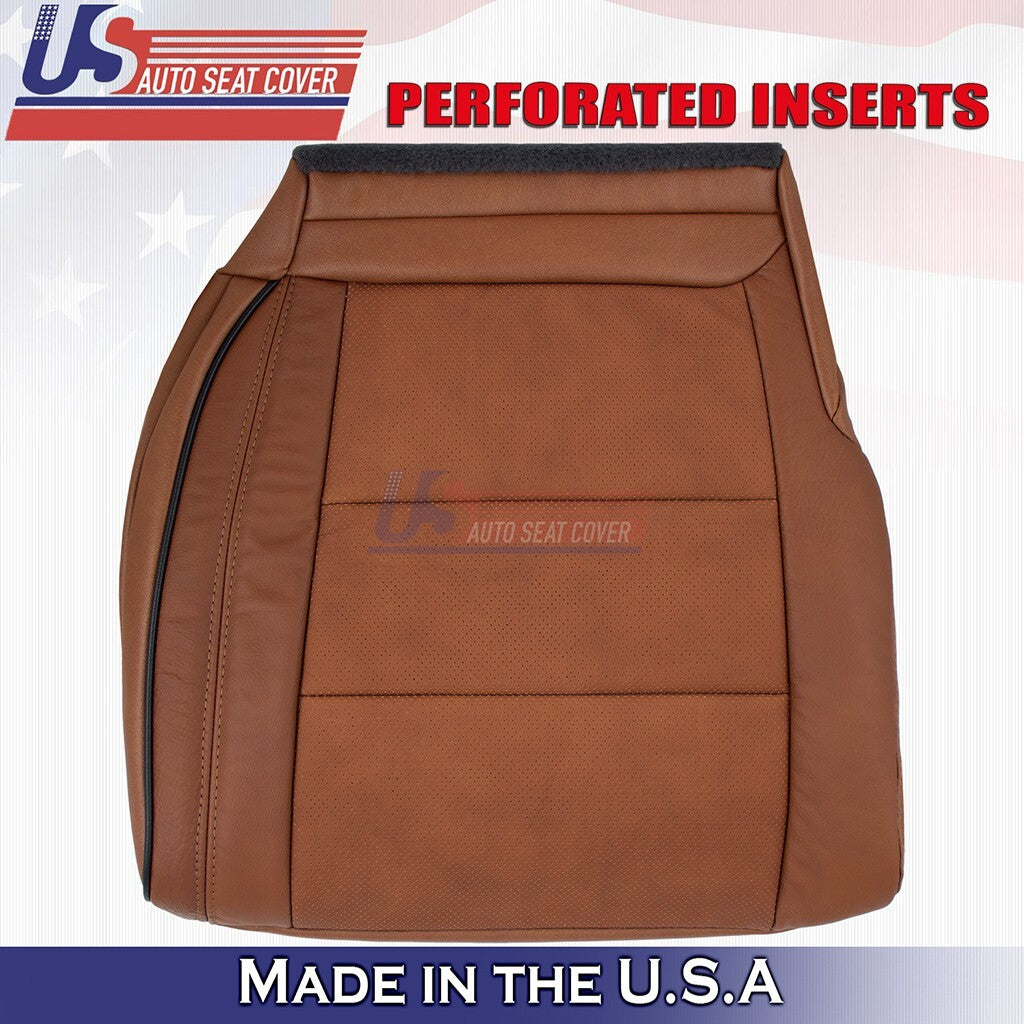 2011 to 2020 For Grand Cherokee Overland Rear Tops & Bottoms Leather Cover Brown
