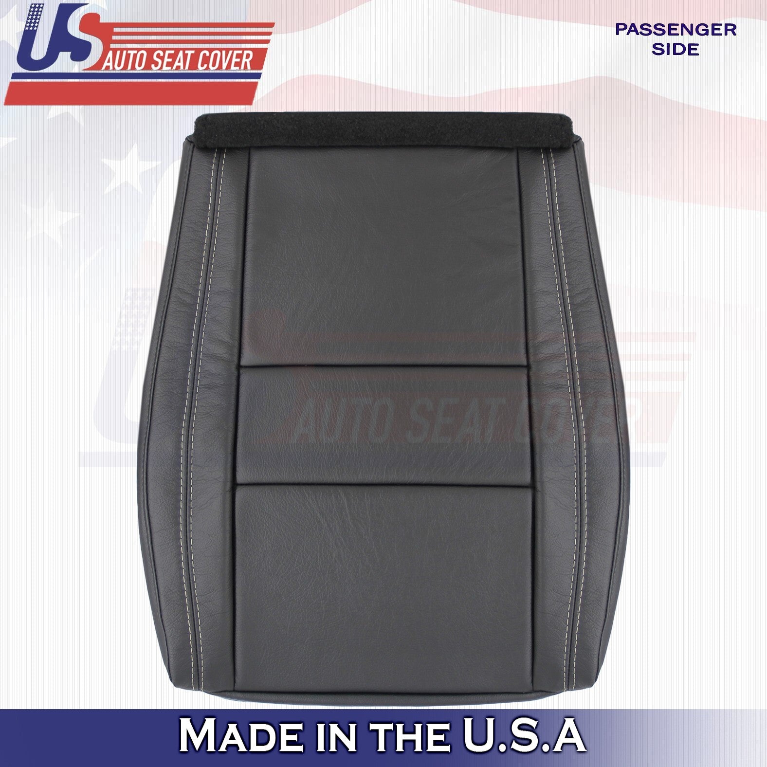 2018 For Jeep Grand Cherokee Limited Driver Passenger Bottom Leather Covers BLK