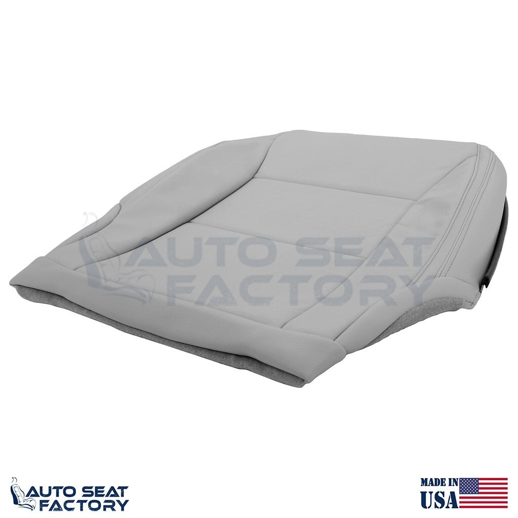 Replacement Fits 2014 2015 Mercedes Benz CLA Driver Bottom Gray Vinyl Seat Cover