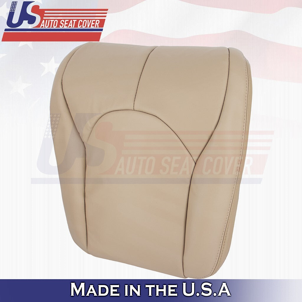Driver &Passenger Bottoms Leather Cover Tan For 1996 to 2002 Mercedes Benz SL320