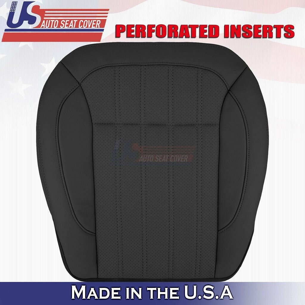 2016 For Mercedes Benz GLE550 Driver & Passenger Bottom Leather Cover Black