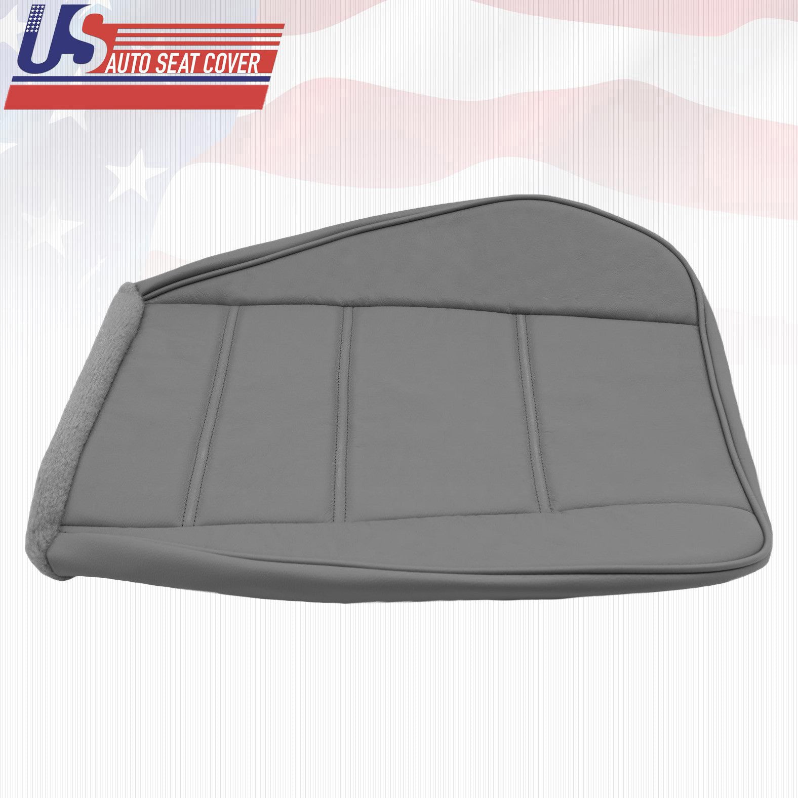 2002 2003 2004 Ford Mustang V6 Front Passenger Bottom Leather Seat Cover Gray