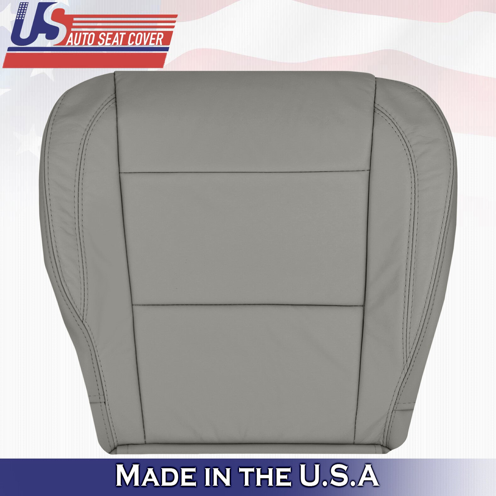 2004 - 2010 For Infinity QX56 Passenger Side Bottom Leather Seat Cover in Gray