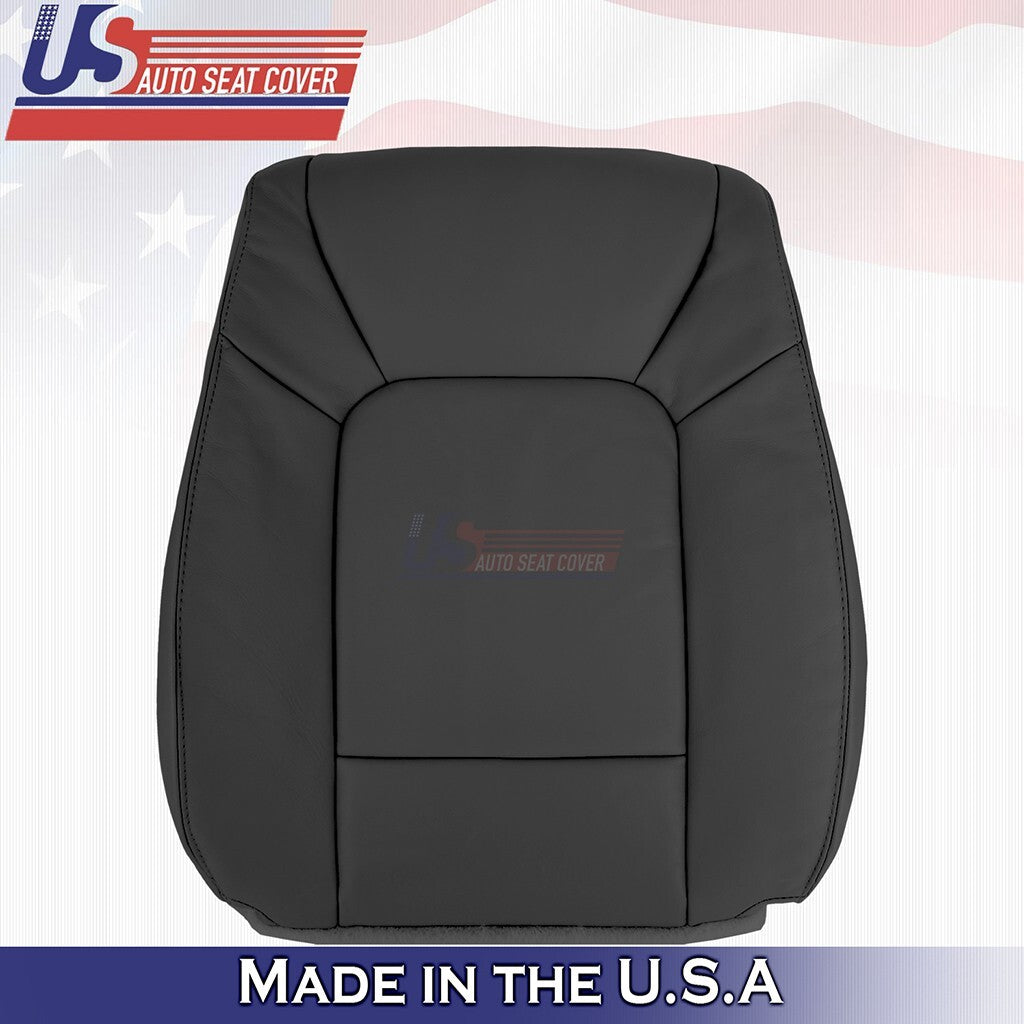 Driver & Passenger Tops Leather Seat Covers Black 2009 2010 2011 For Honda Pilot