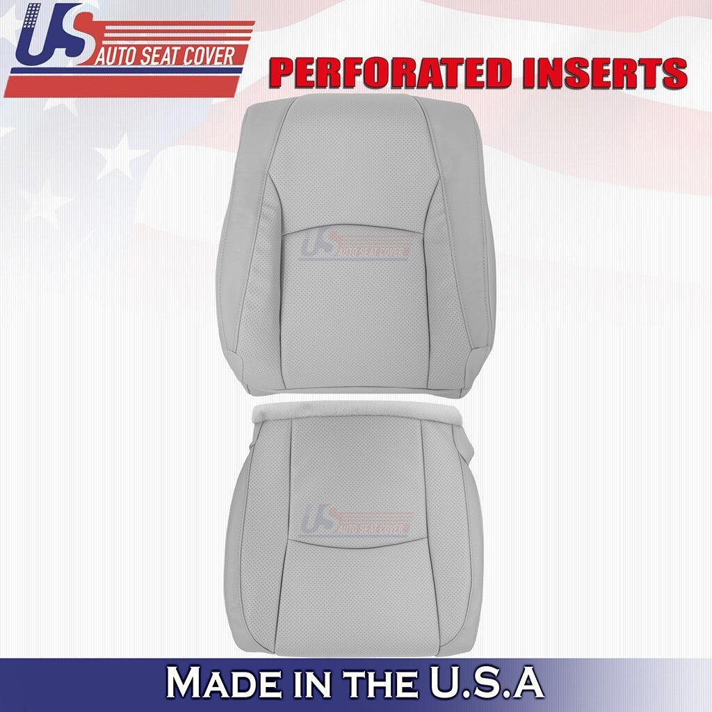 2003 to 2009 Fits Lexus RX330 Driver Top& Bottom Synthetic Leather Cover Gray