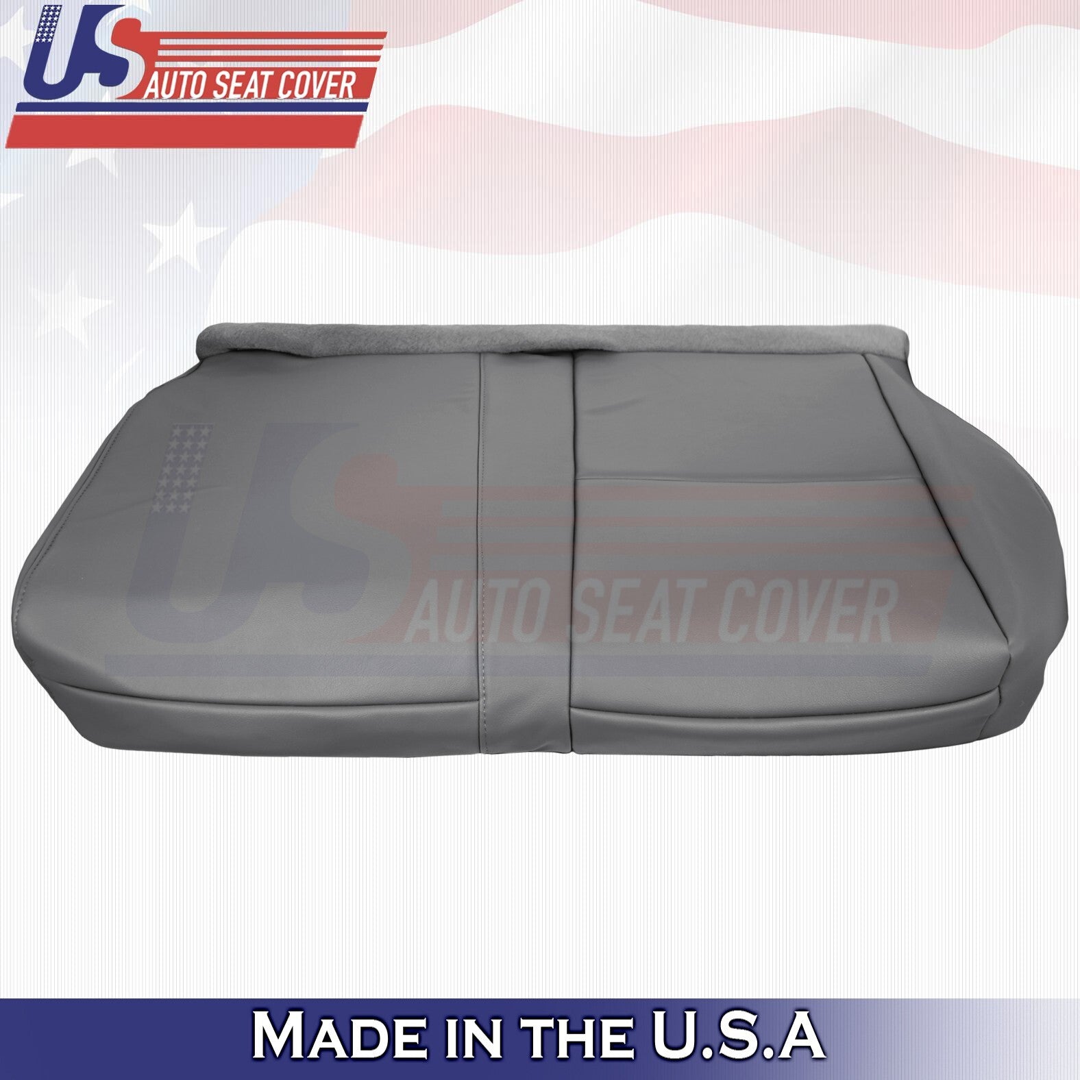 2007 2008 2009 2010 FOR Toyota Tundra Rear Driver Bottom Leather Seat Cover Gray