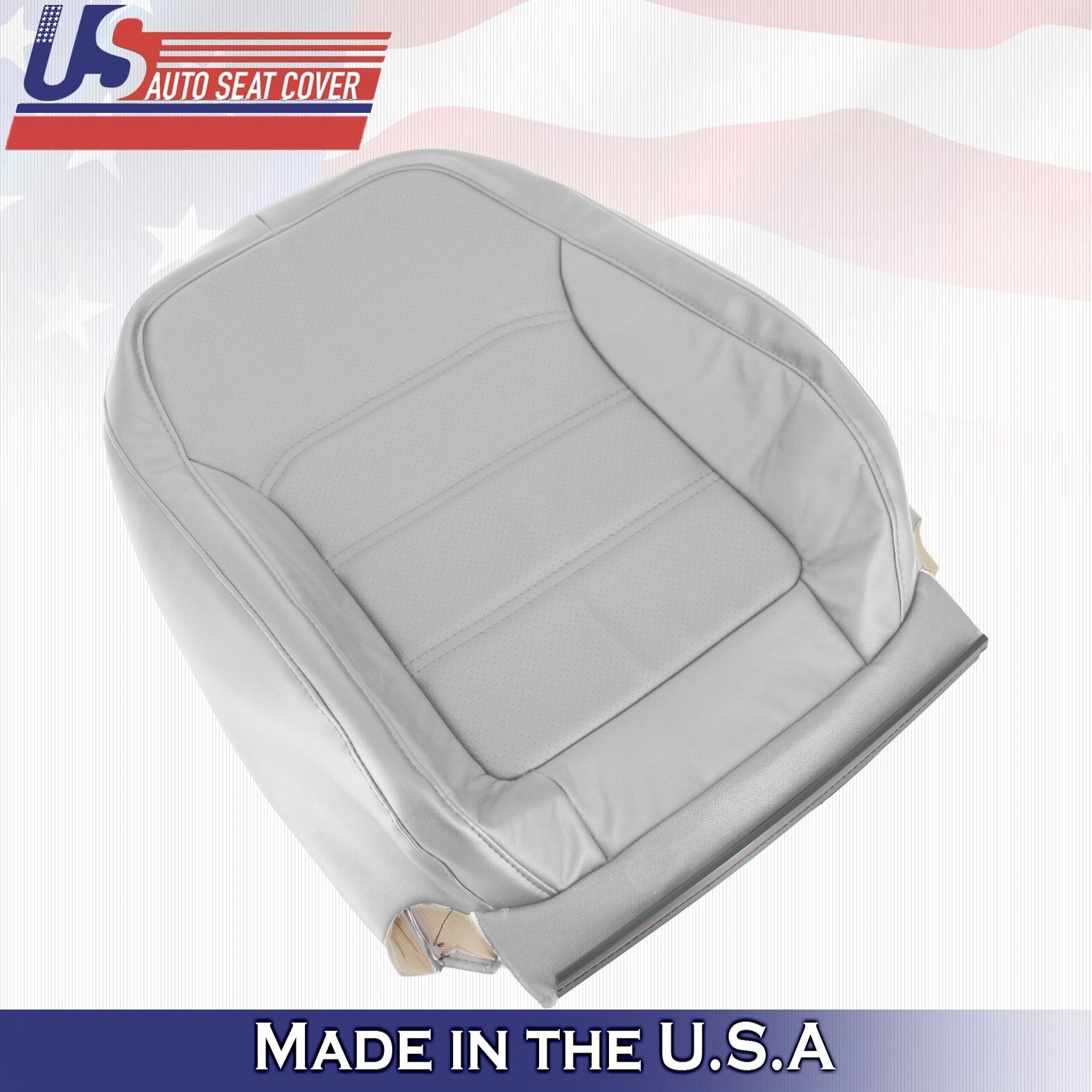 2012 to 2020 For Volkswagen Passat SE Passenger Top Leather Seat Cover Tan