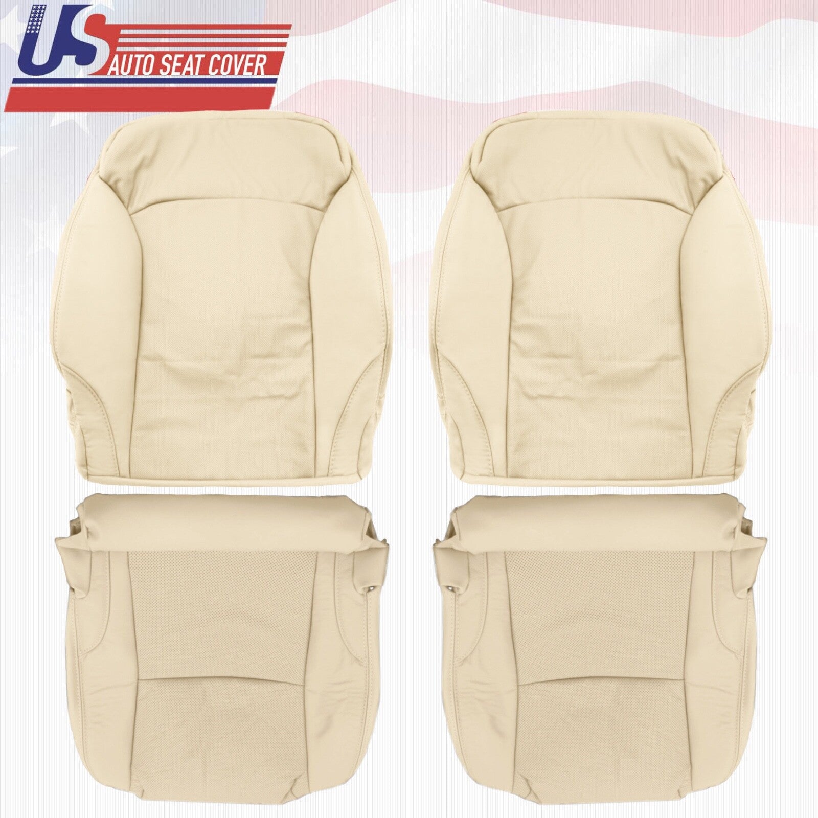 2010 2011 2012 2013 SEAT COVERS FITS FOR LEXUS IS350 BASE SEDAN ECRU TAN LEATHER