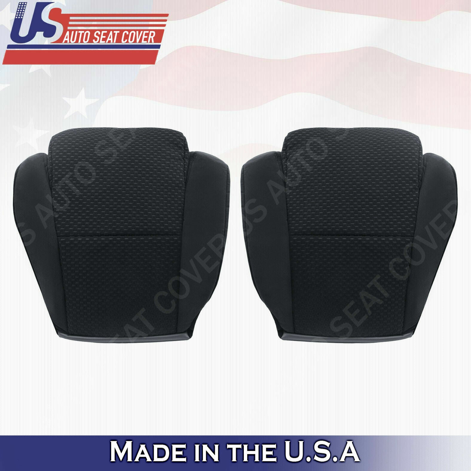 For 2007 2008 2009 2010 2011 2012 Toyota Tundra Left OR Right Cloth Covers Black
