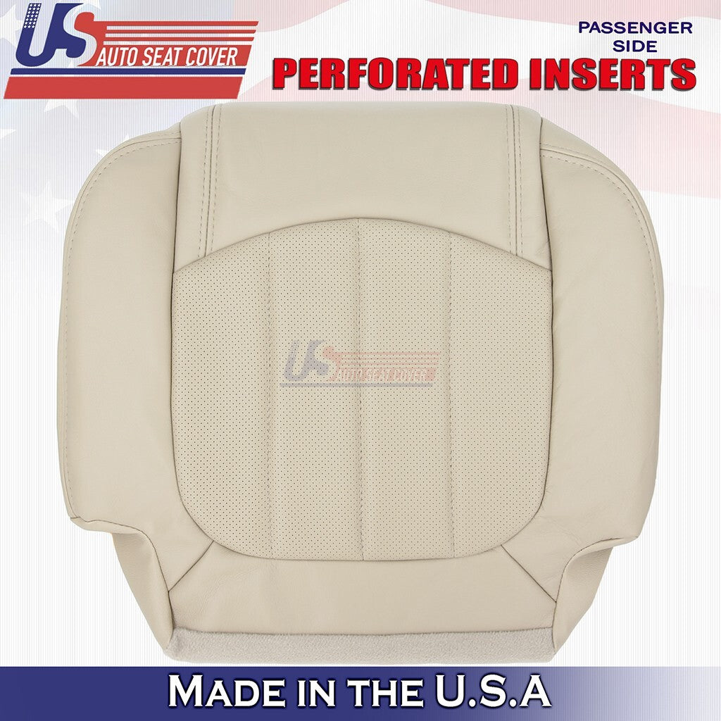 2008 to 2012 For Buick Enclave Rear Driver & Passenger Bottoms Leather Cover Tan