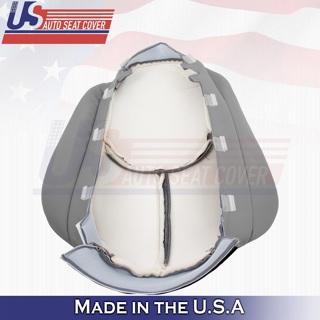 1996 to 2002 For Mercedes Benz SL320 Driver Bottom & Top Perf Leather Cover Gray