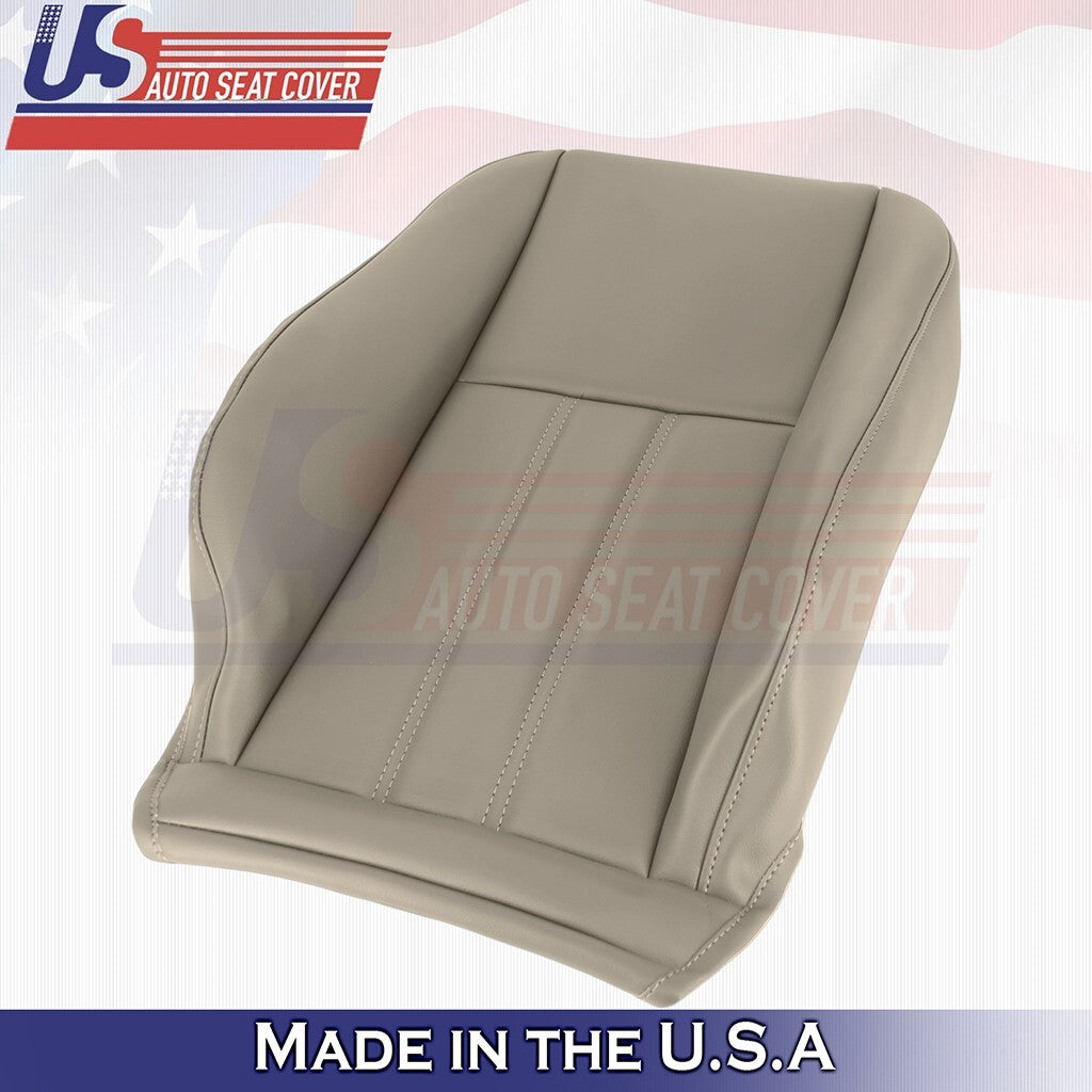 2008-2016 For Chrysler Town & Country Driver Passenger Uppers Leather Cover Tan