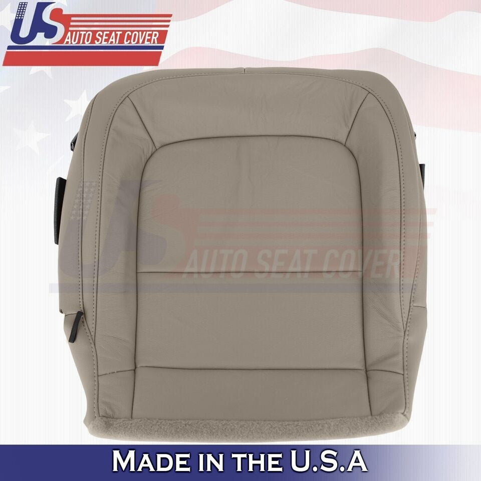 2015 to 2022 For GMC Canyon SLT Driver Side Bottom Leather Seat Cover Dune Tan