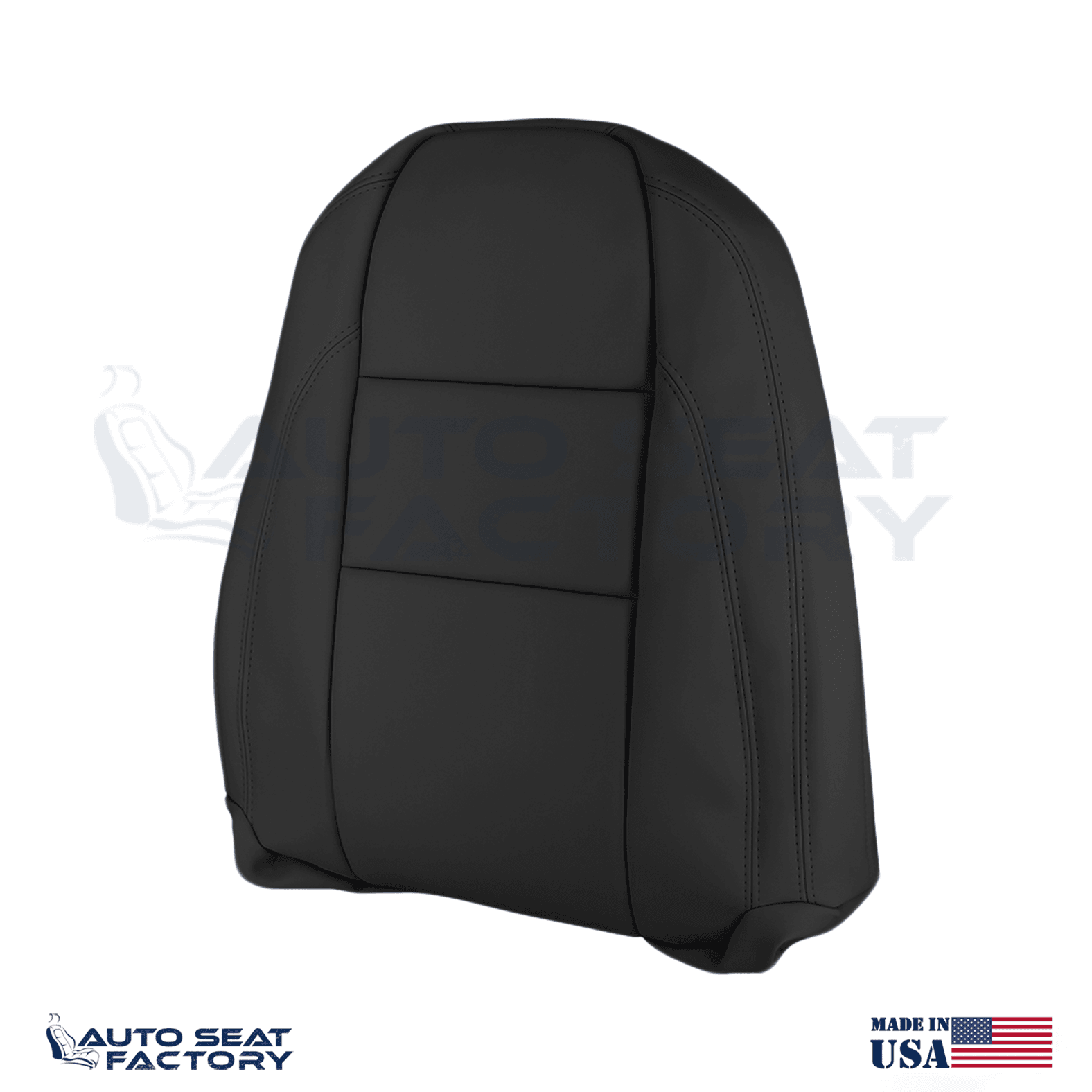Replacement Fits 2007 - 2010 Volvo C70 Left & Right Top Black Vinyl Seat Covers