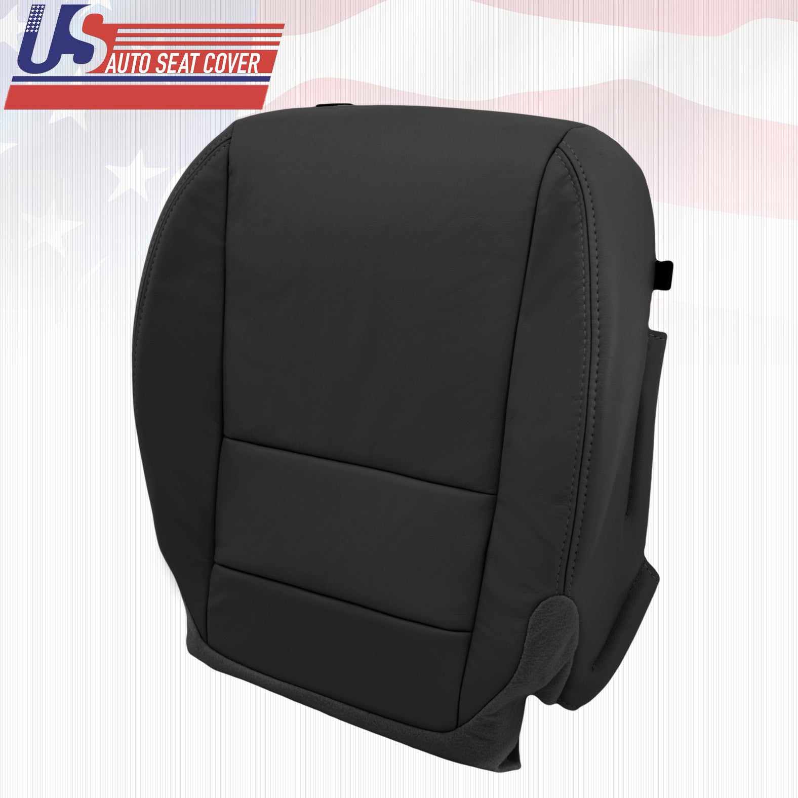 Fits F2007 2012 Acura MDX Passenger Replacement Leather Seat Cover in shade BLK