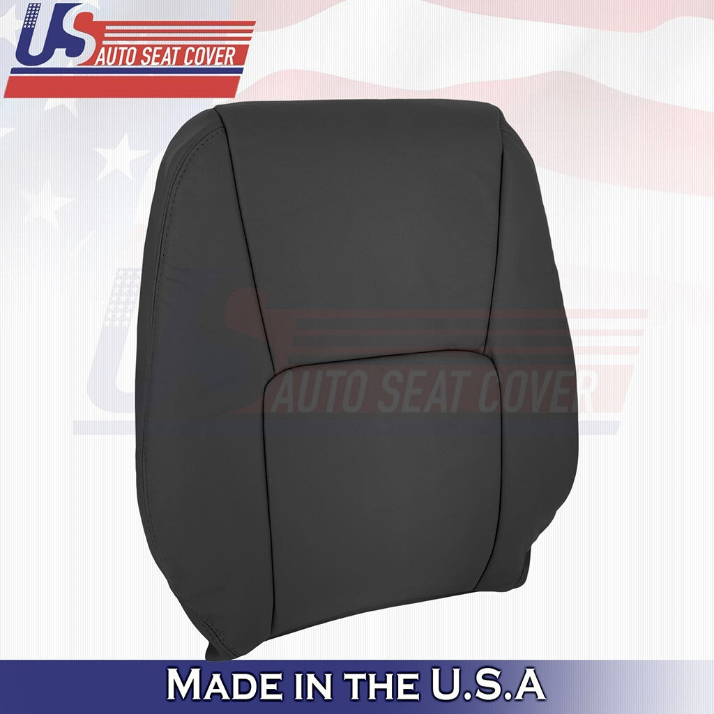 2002-2006 Fits Toyota Camry Driver &Passenger Tops Leather Seat Cover Black