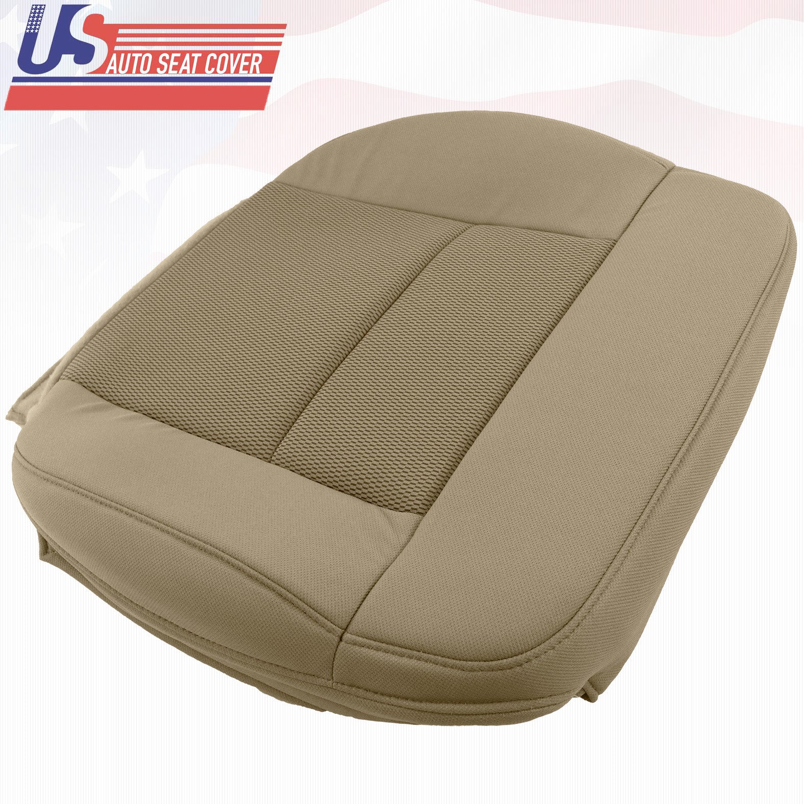 2004 - 2006 Ford F150 Driver and Passenger Bottom Replacement Cloth Cover Tan