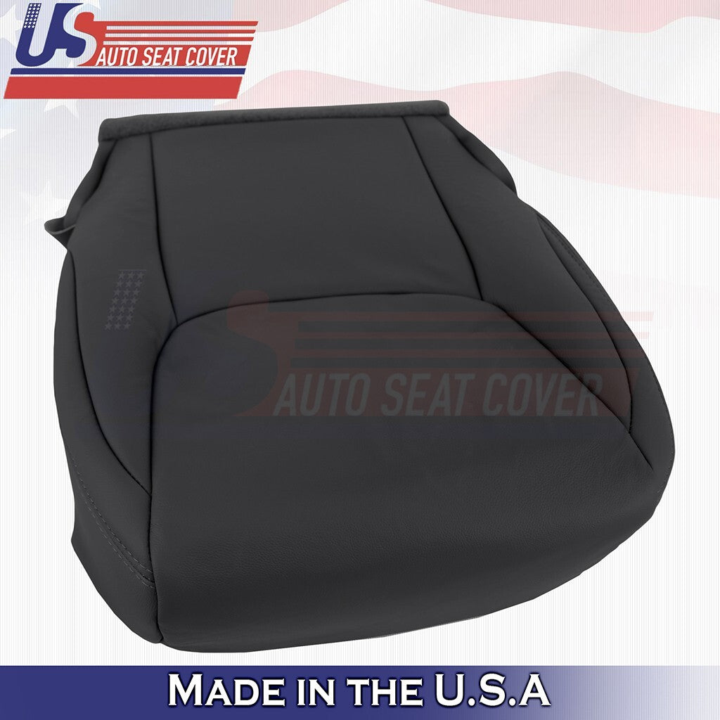 2004 - 2010 For Toyota Sienna Passenger Side Bottom Leather Seat Cover Black