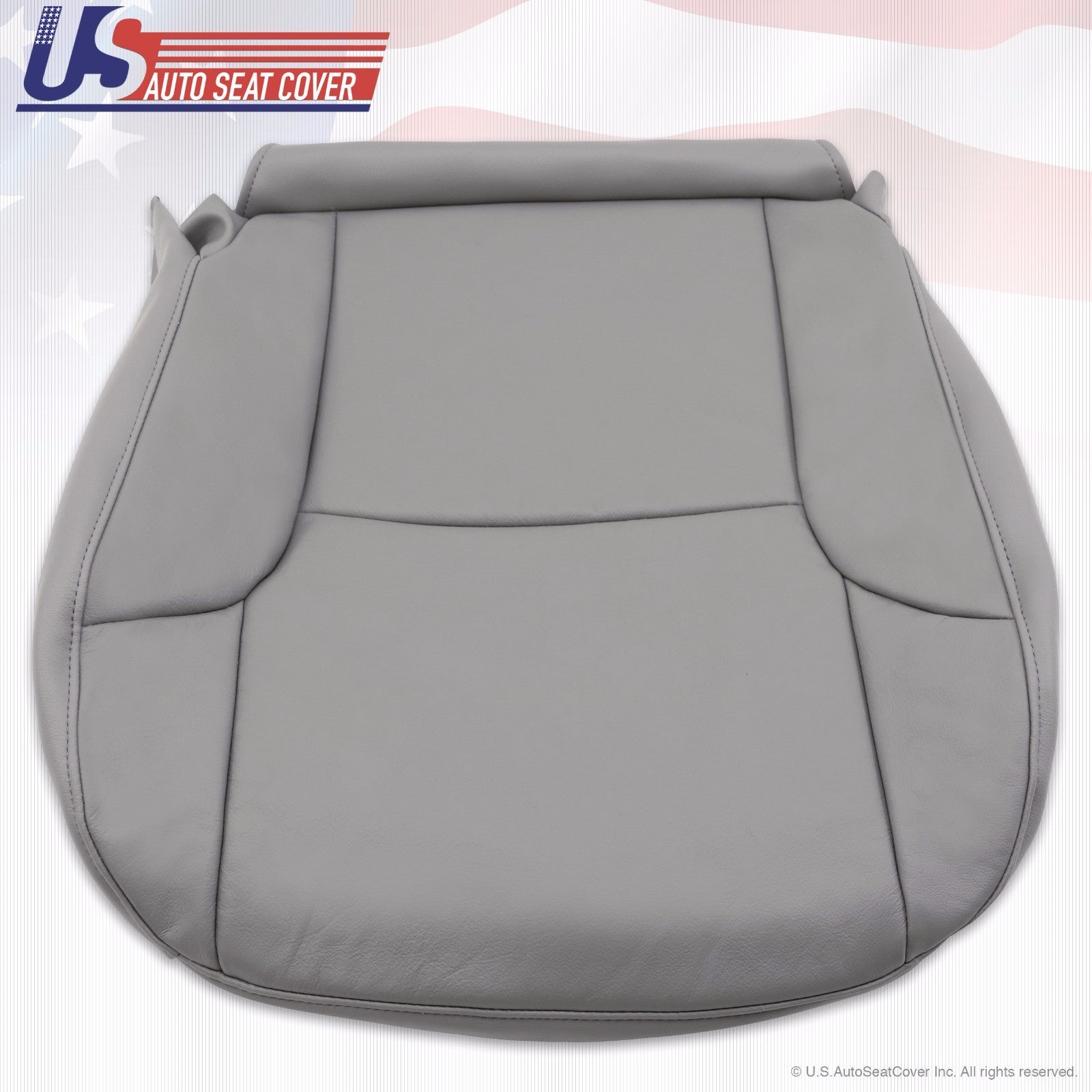 Fits 2003 2004 2005 Toyota 4Runner Passenger Side Bottom Leather Seat Cover GRAY
