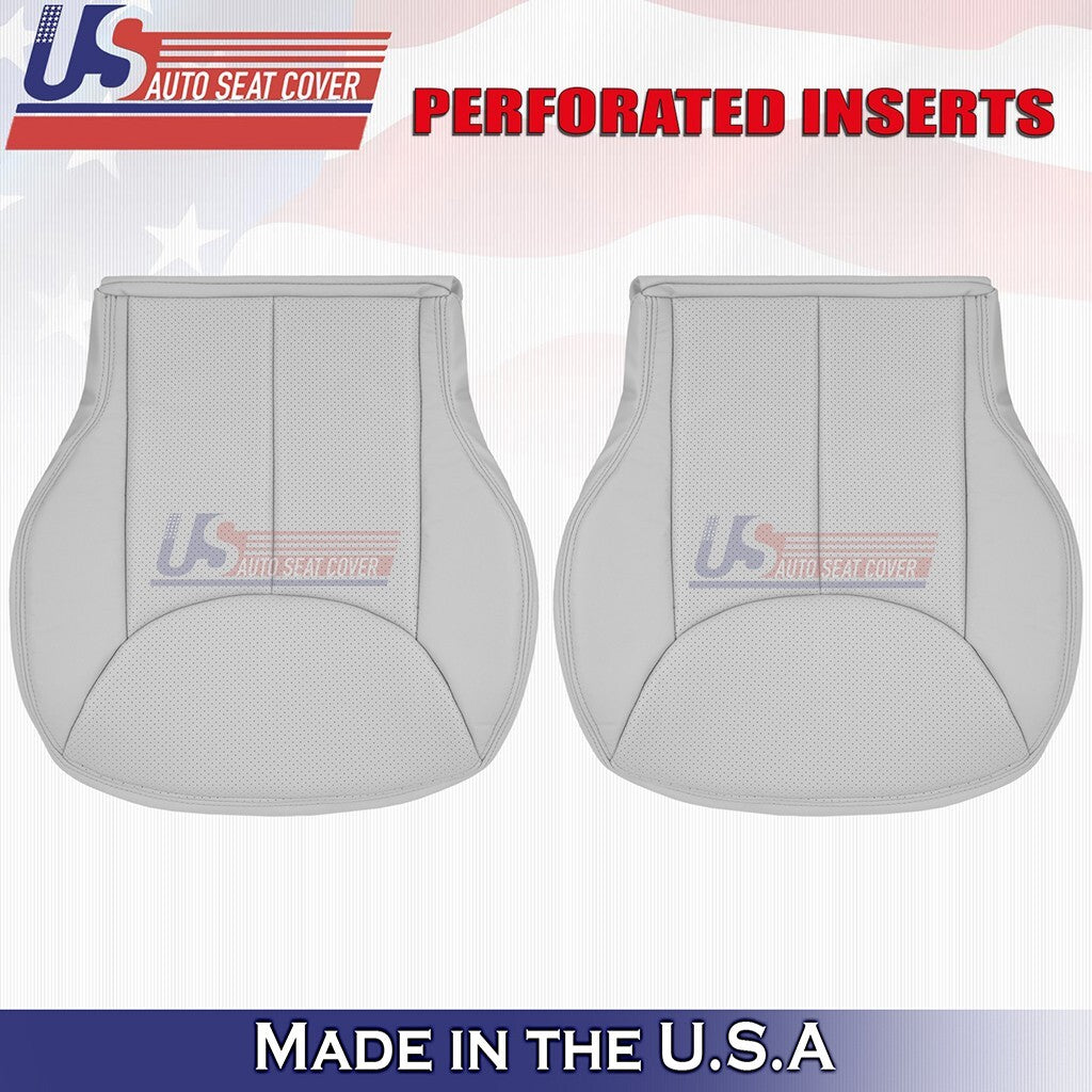 2003 to 2007 For Mercedes Benz SL500 Left &Right Bottoms Leather Cover Gray
