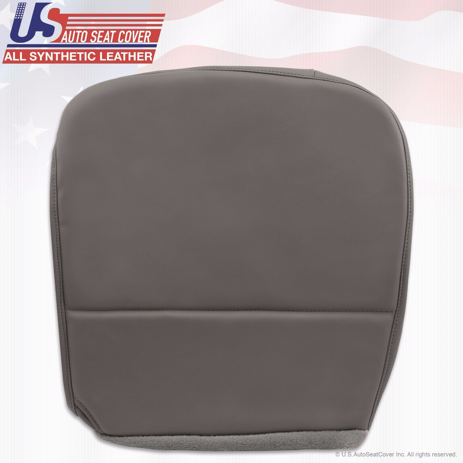 2010 Ford F250 F350 F450 F550 XL Driver & Passenger Bottom Vinyl Seat Cover Gray