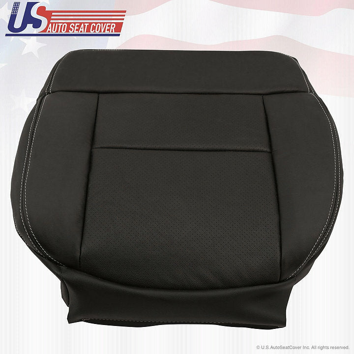 2007 2008 Ford F-150 Lariat FX 4 XLT FX 2 Driver Bottom Leather Seat-Cover Black