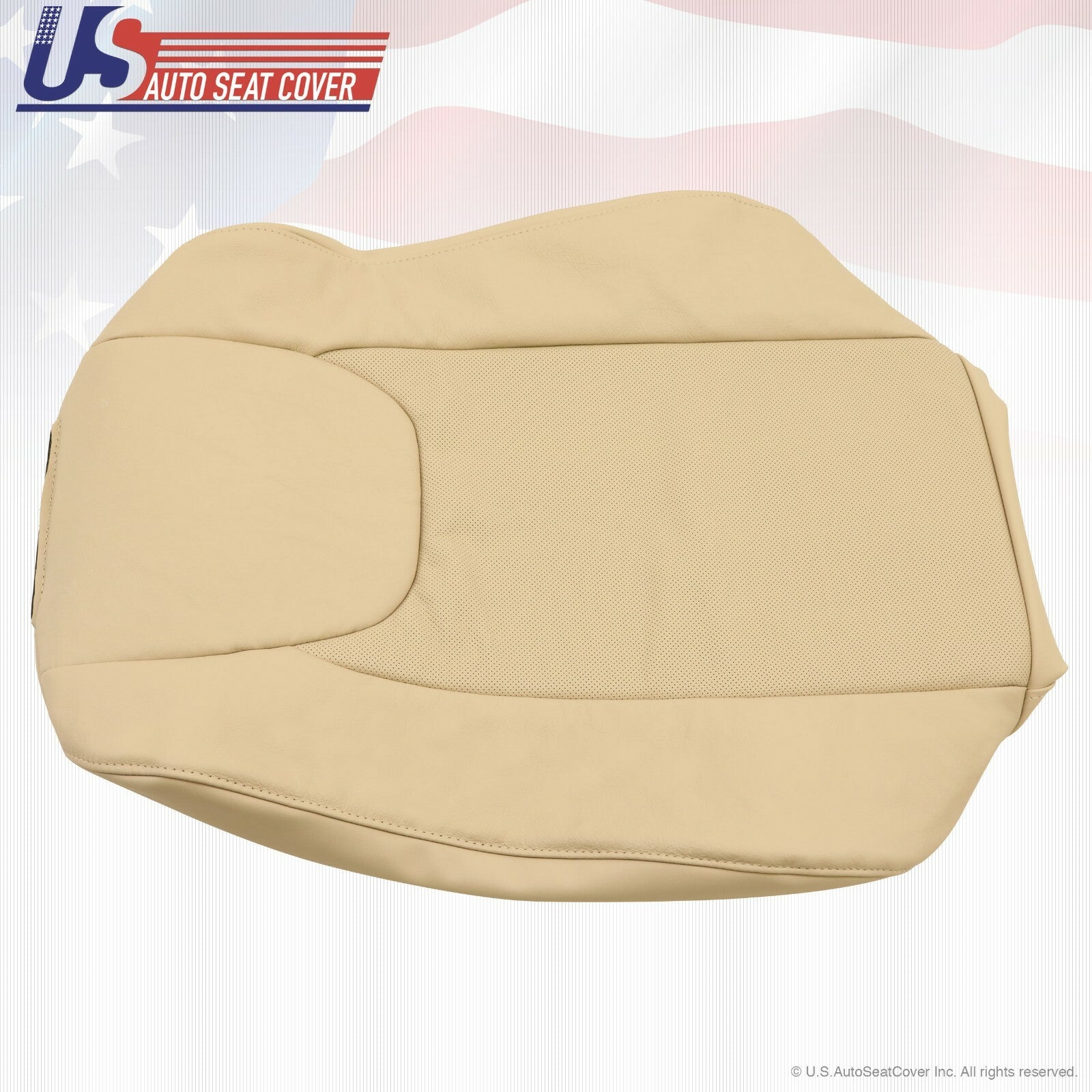 2010 to 2015 Fits Lexus RX350 RX450H Passenger Top Leather Seat Cover Tan