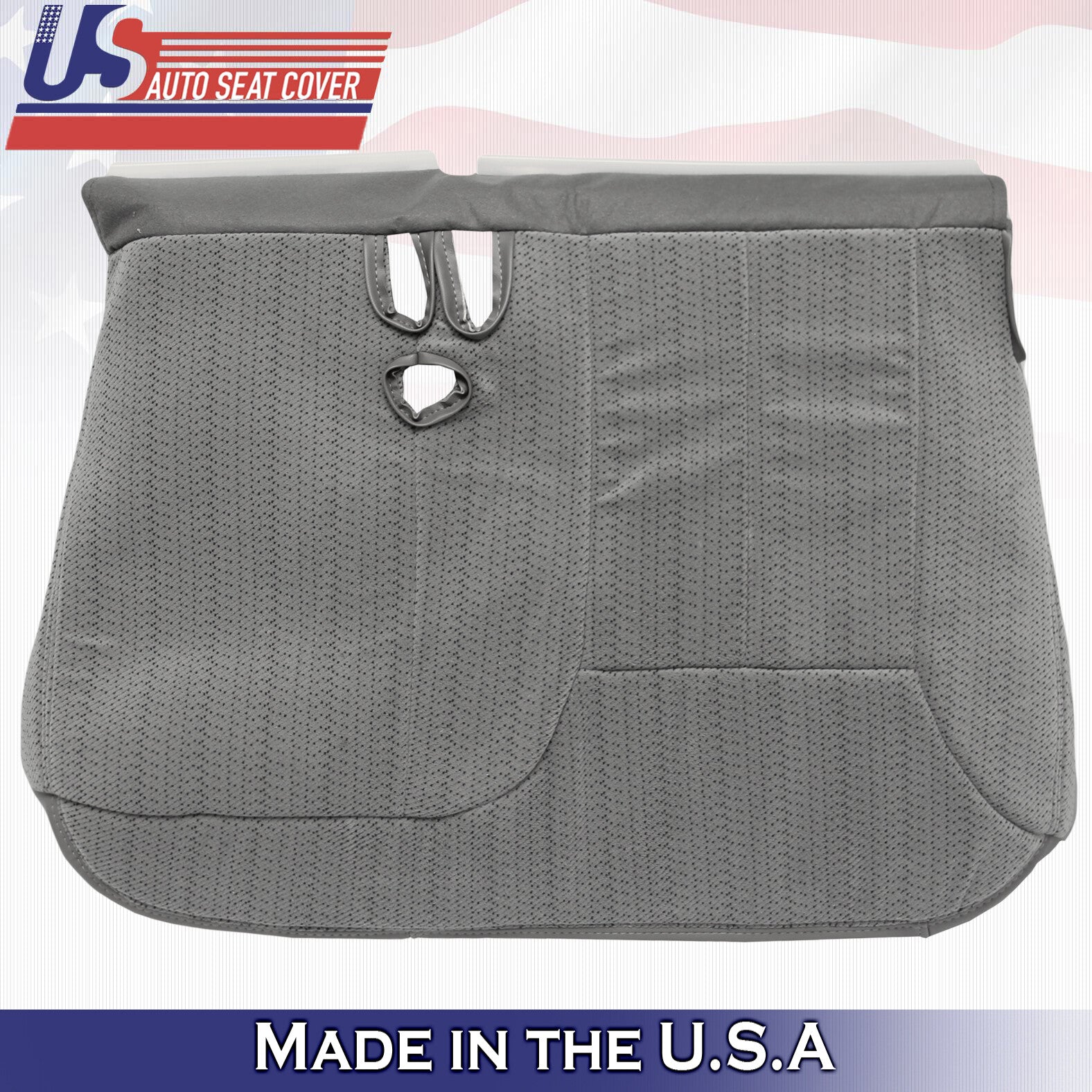 1995 to 1999 For Chevy Tahoe & Suburban Split Bench Bottom Cloth Seat Cover Gray