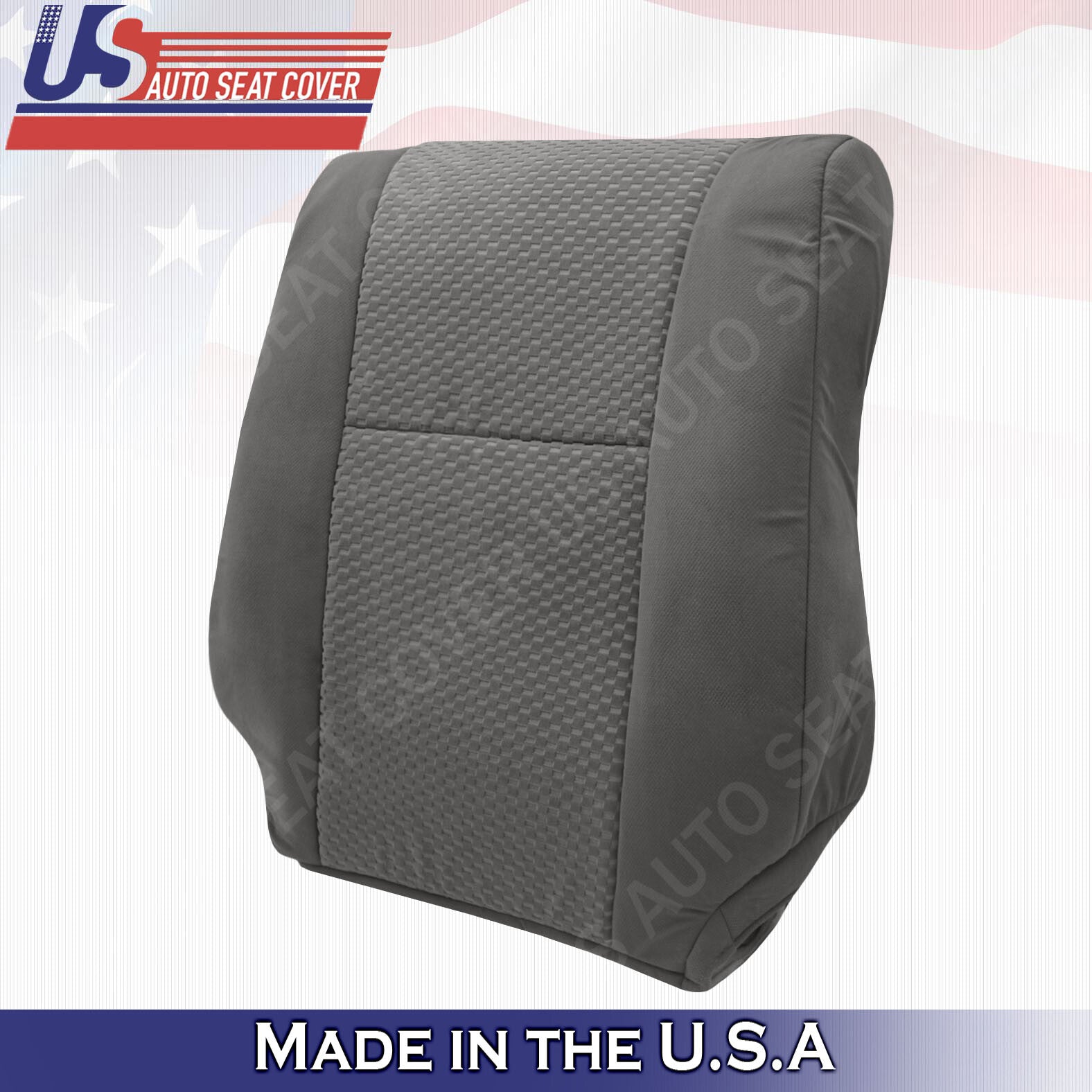 2010 2011 2012 For Toyota Tundra Grade SR5 Driver Side Top Cloth Seat Cover Gray
