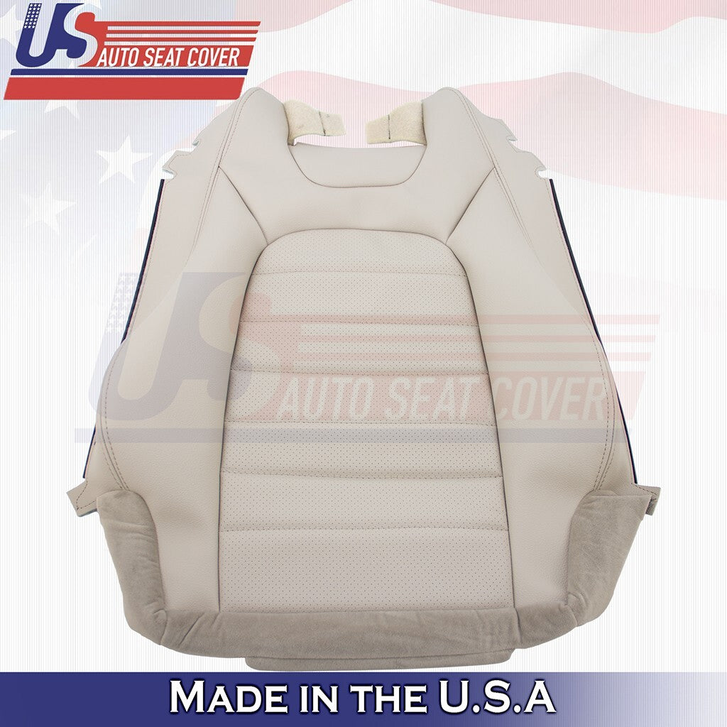 2015 to 2021 For Mercedes Benz C300 Driver &Passenger Tops Vinyl Seat Cover Tan