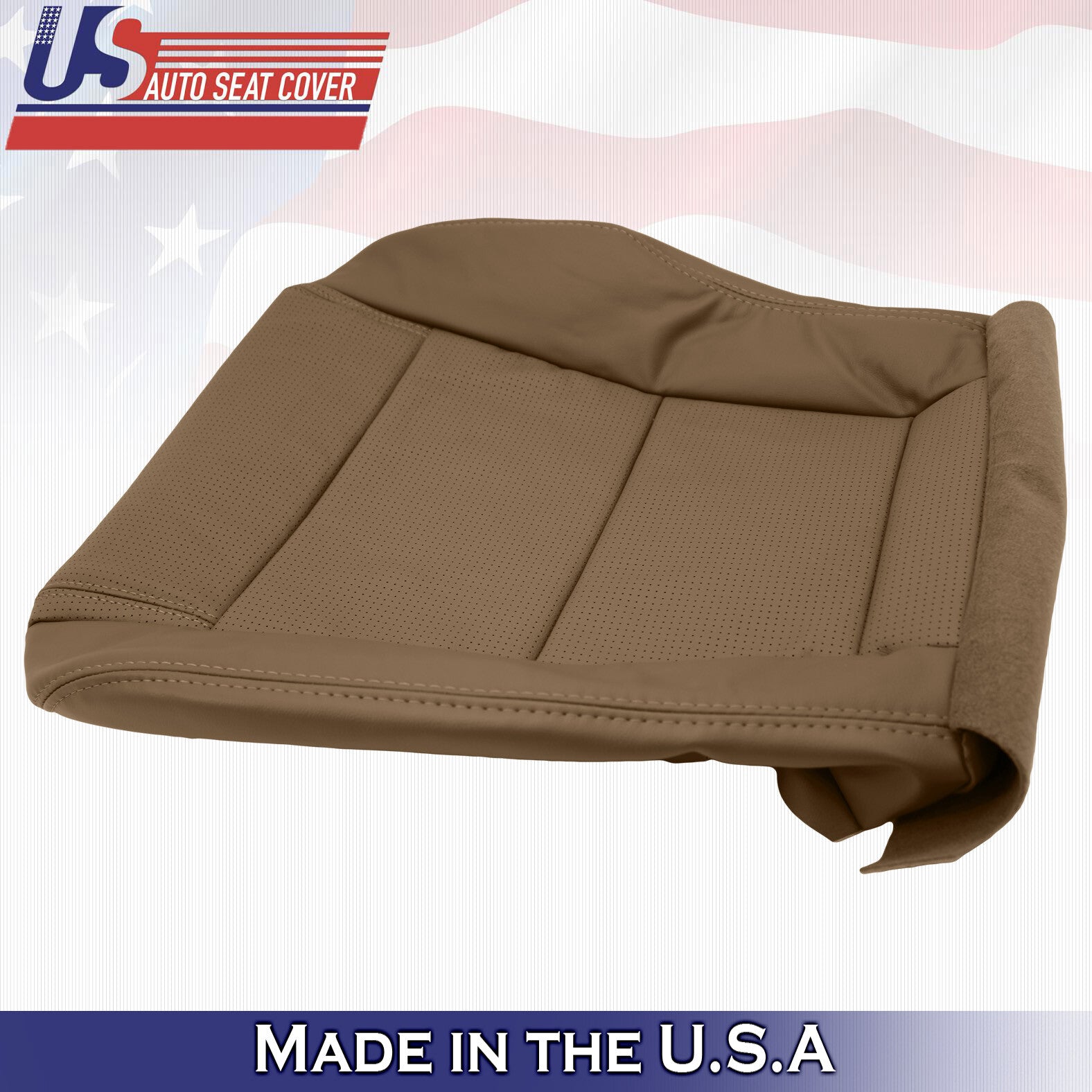 FITS DRIVER/PASSENGER Bottom "Tan" Leather Seat Cover  2004 2005 2006 Acura MDX