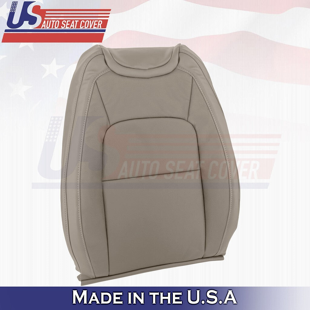 2015 to 2022 For GMC Canyon SLT Driver Side Top Leather Seat Cover Dune Tan