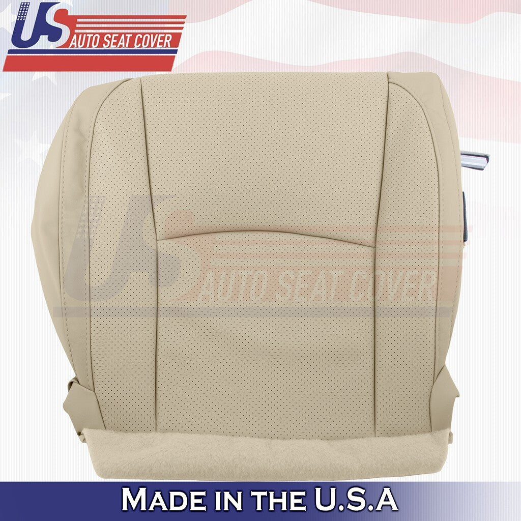 2003 to 2009 For Lexus RX350 Passenger Top & Bottom Synth Leather Perf Cover Tan