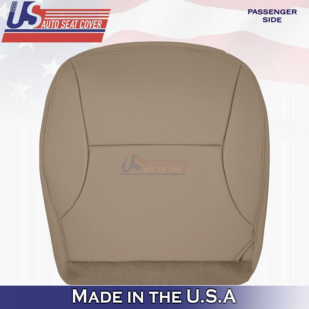 Passenger Bottom &Top Leather Seat Cover Tan Fits 1997 1998 Ford F150 Lariat