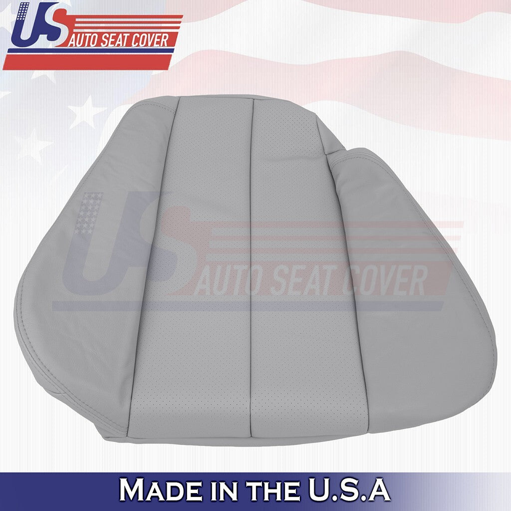 1990 to 1995 Fits Mercedes Benz SL320 Front Set Top & Bottom Leather Cover Gray