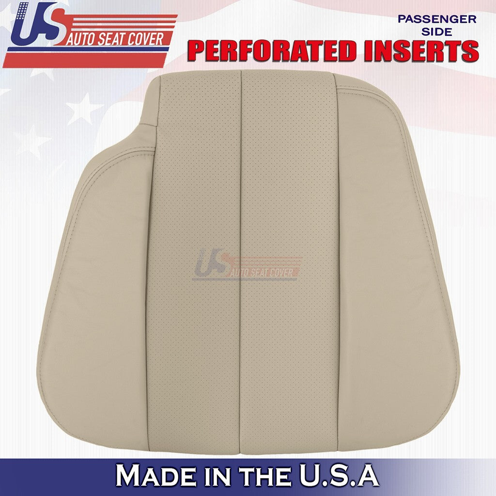 1990-1995 Fits Mercedes Benz SL320 Passenger Bottom &Top Leather Seat Cover Tan