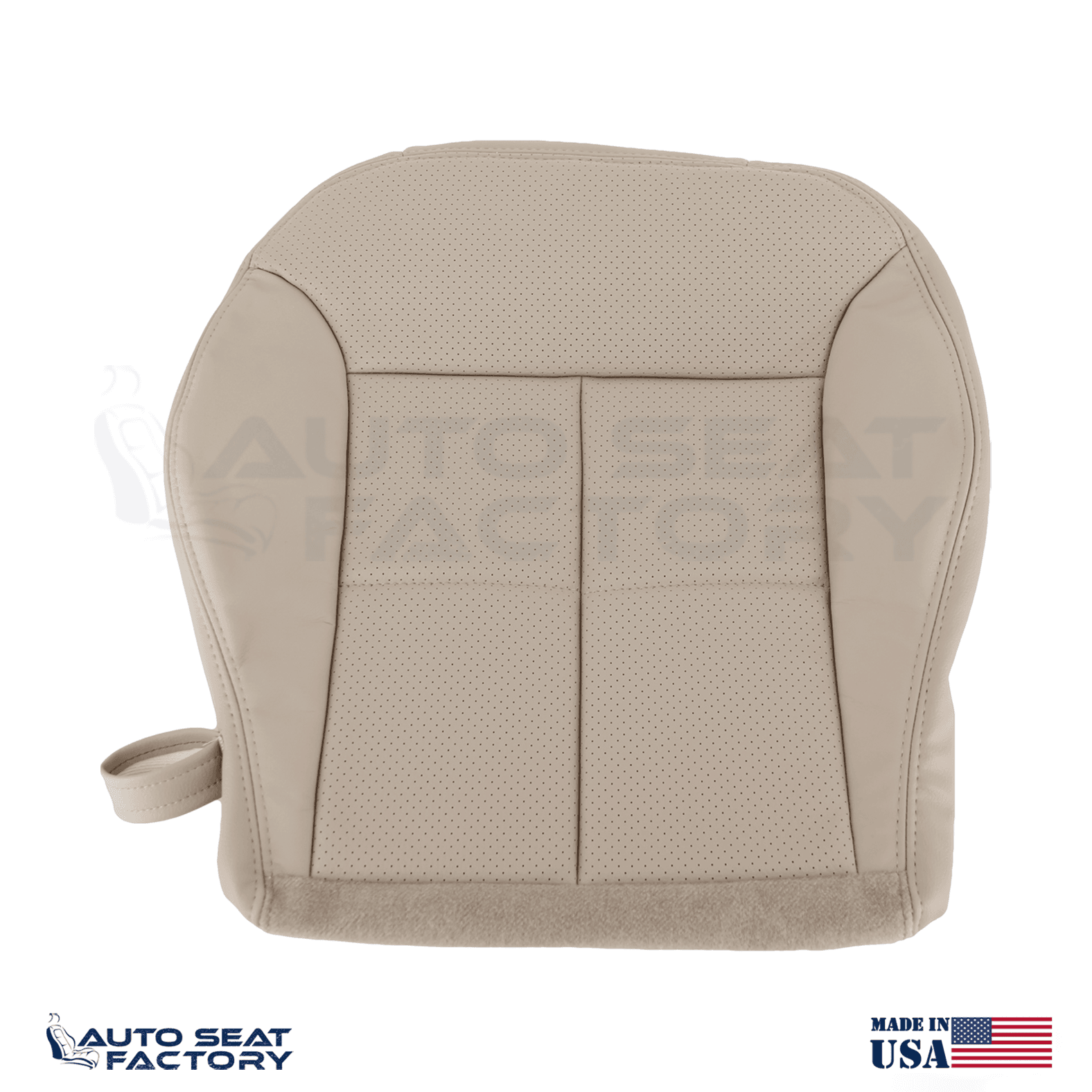 For 2007- 2010 Lincoln MKX Perforated RIGHT Bottom Cashmere Leather Seat Cover