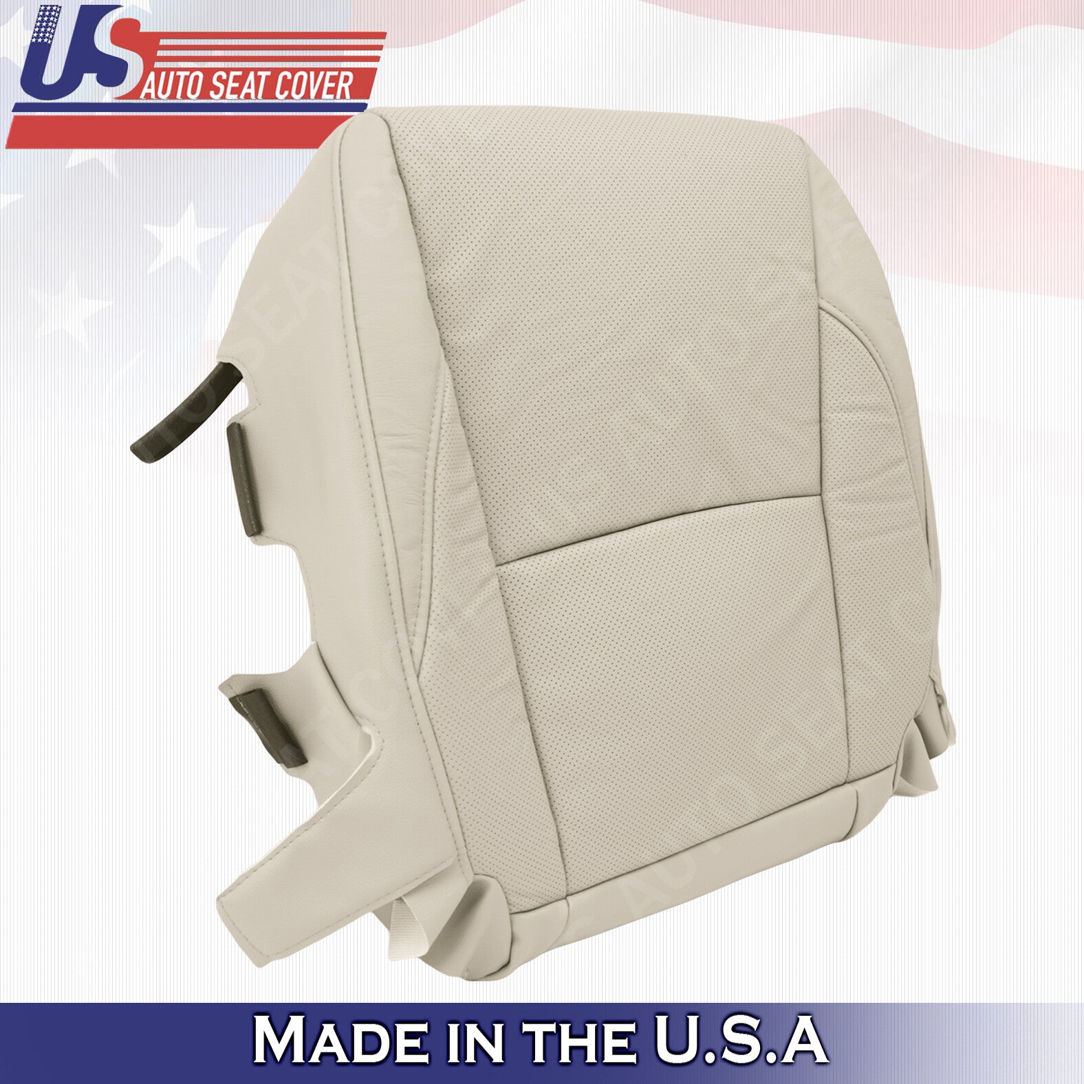 For 2010 2011 2012 Lexus ES350 PASSENGER Bottom Leather Seat Cover Light Tan