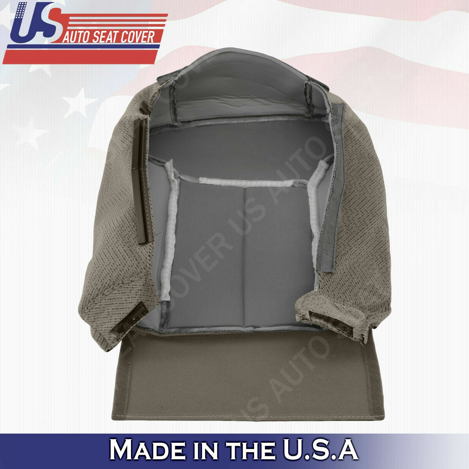 1995 to 1999 For Chevy Silverado Passenger side Bottom Cloth Seat Cover in Tan