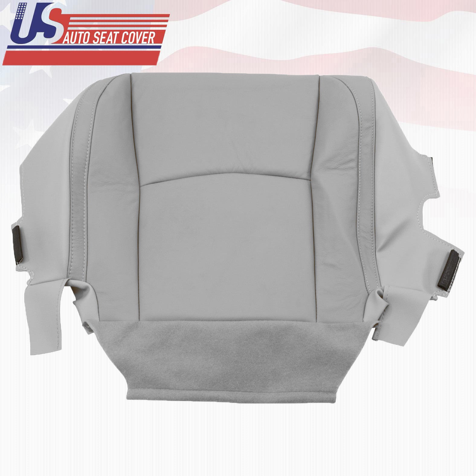 Fits 2008 Lexus RX350 RX400 Driver Bottom Replacement Leather Seat Cover Gray