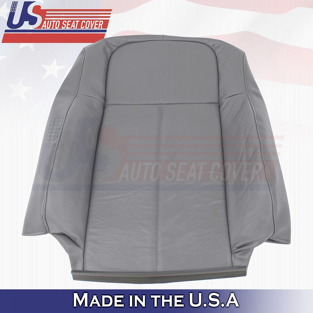 2005 to 2010 For Chrysler 300C Front Passenger Top Bottom Leather Cover Gray