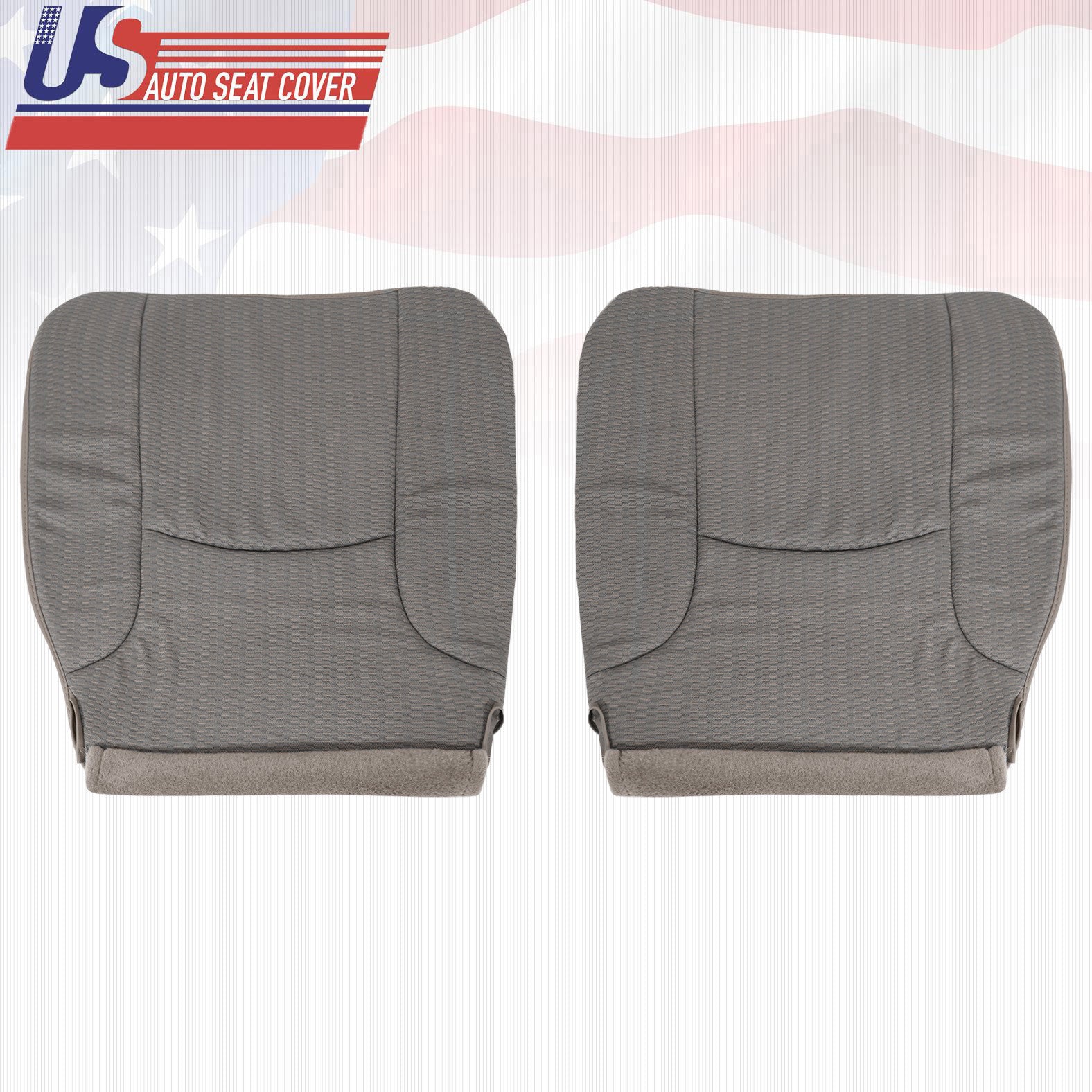 2002 to 2005 Fits Dodge Ram 1500 ST Driver & Passenger Bottoms Cloth Cover Tan