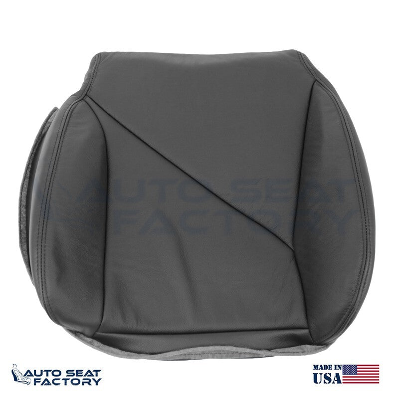 Fits 1994 - 1996 Chevy Corvette PASSENGER Side Bottom Black Leather Seat Cover